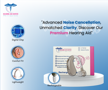 Premium BTE Noise Cancelling Hearing Aid
